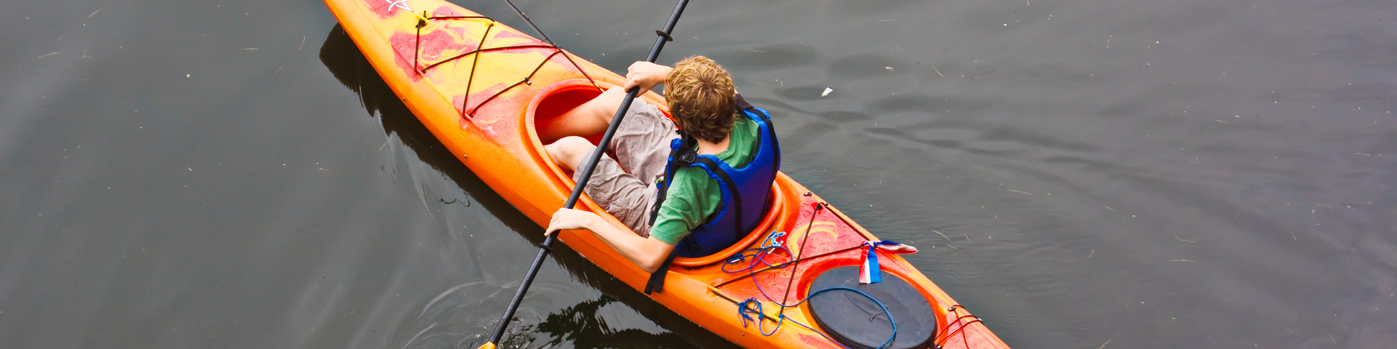 Teen in Kayak.
