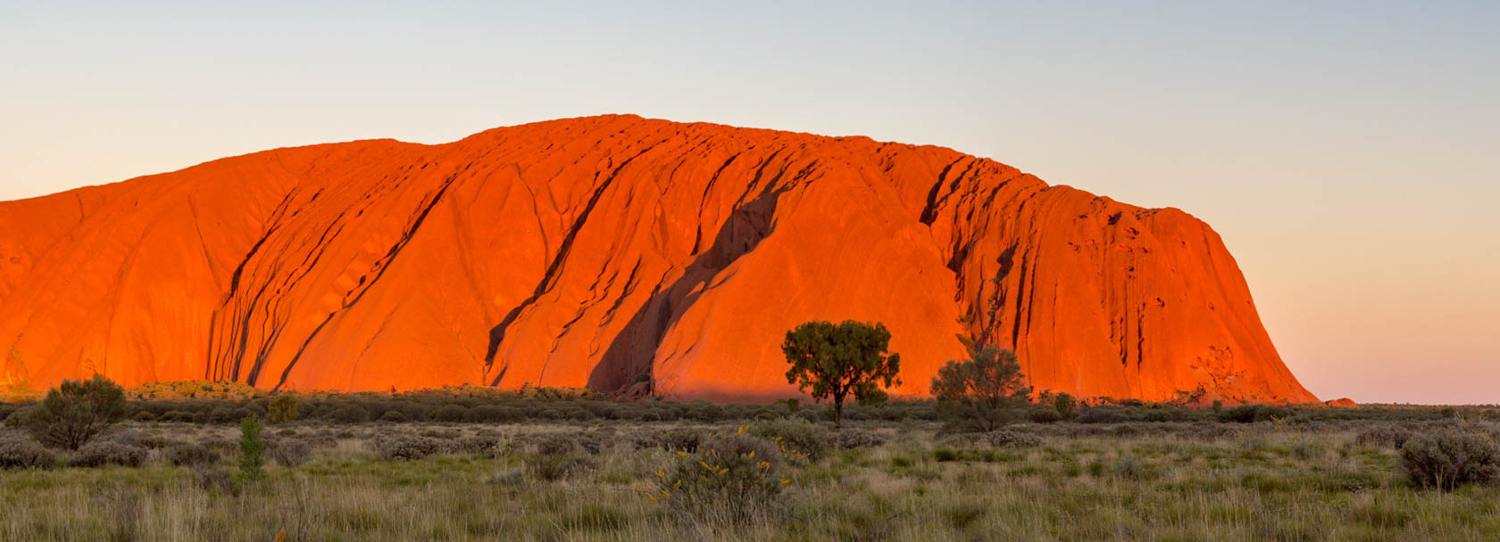 Australian red rock formation.